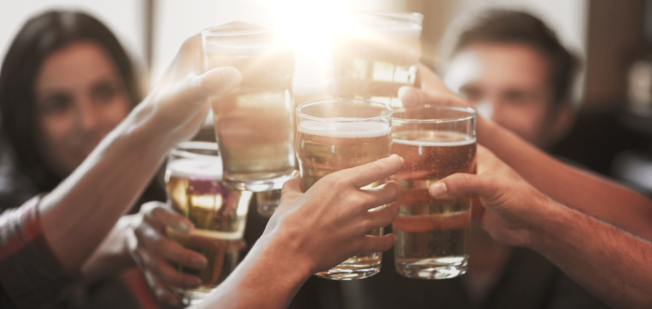 People drinking as part of their culture